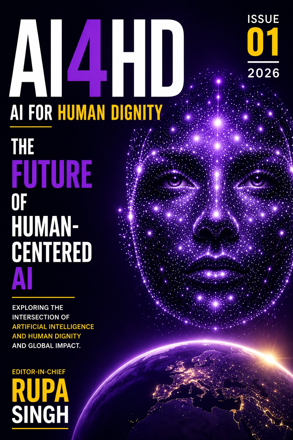 AI4HD magazine cover, Issue 01, 2026