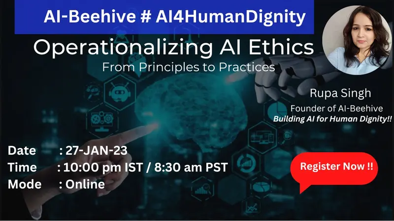 Academic Institutions & Virtual Sessions – AI-Beehive ethics event, January 2023